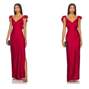 chinese dress ladies Elizabeth Tiered Ruffle Maxi Dress • Shop American Threads Women's Trendy Online Boutique Dusty Rose / L